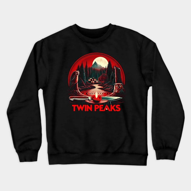 Twin Peaks Crewneck Sweatshirt by Iceman_products